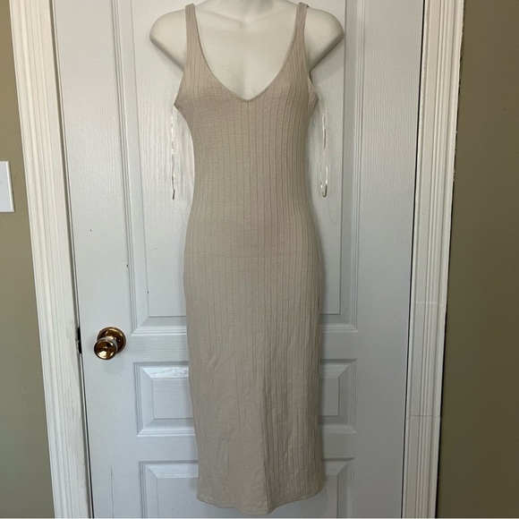 Zara  Ribbed Sleeveless Dress Women Small - Picture 2 of 11